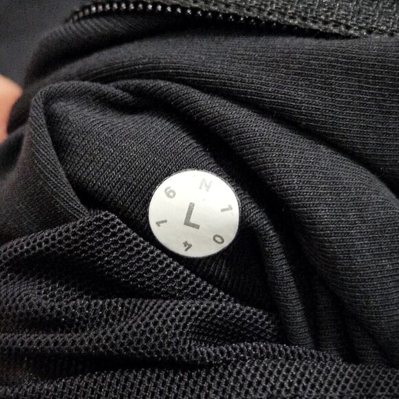 Lululemon x Polaris Slingshot Racing Track Jacket Large Black Full Zip Softshell - Picture 4 of 9